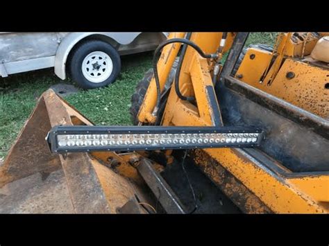 case skid steer light bar|Installing a Light Bar on my Case 1845 Skid Steer .